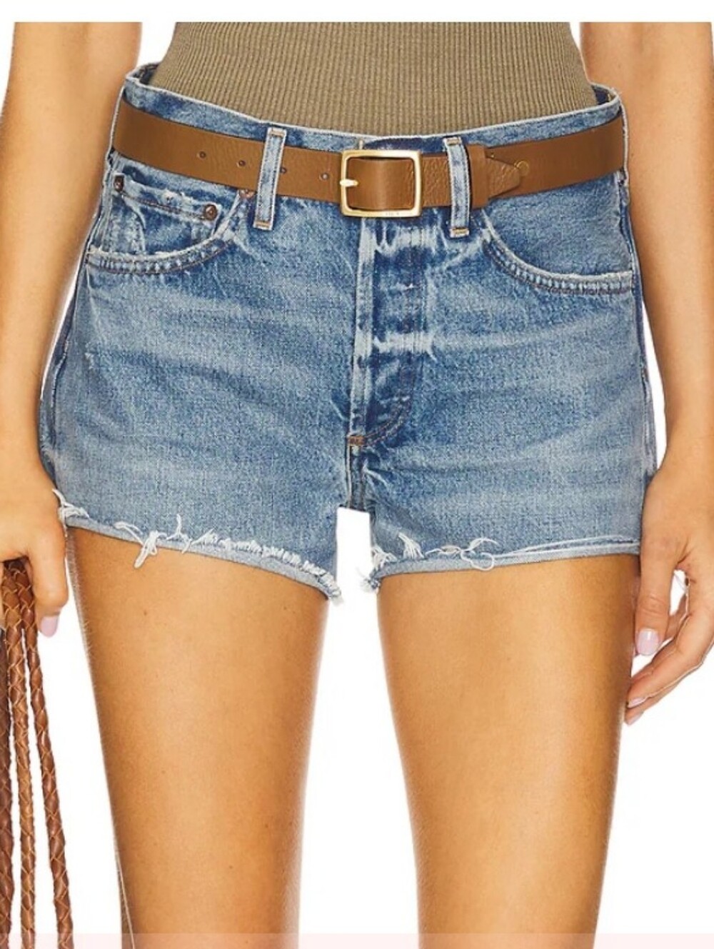 Agolde Parker Cut Off Jean Short
